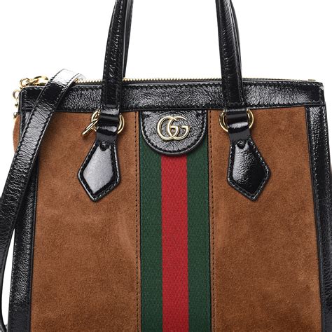 GUCCI Ophidia Suede Bag GG Web Small waist Fanny Pack .